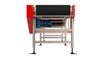 Conveyor belt isolated on background. 3d rendering - illustration png