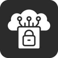 Cloud security Vector Icon