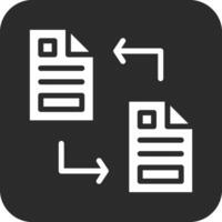 icono de vector de transferencia de archivos