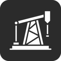 perforación petróleo vector icono
