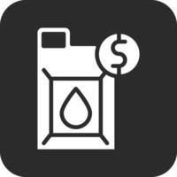 petróleo compra vector icono