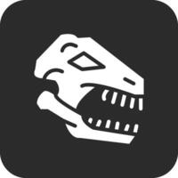 Dinosaur Fossil Vector Icon