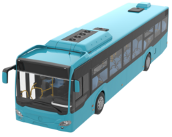 Stadt Bus isoliert auf Hintergrund. 3d Rendern - - Illustration png