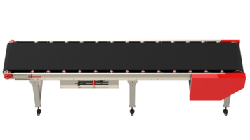 Conveyor belt isolated on background. 3d rendering - illustration png