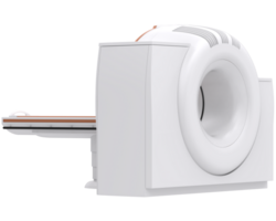 CT scanner isolated on background. 3d rendering - illustration png