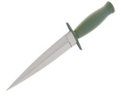 Dagger isolated on background. 3d rendering - illustration png