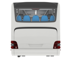 Stadt Bus isoliert auf Hintergrund. 3d Rendern - - Illustration png