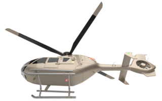moderno elicottero isolato su sfondo. 3d interpretazione - illustrazione png