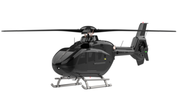 modern helikopter isolerat på bakgrund. 3d tolkning - illustration png