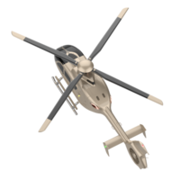 modern helikopter geïsoleerd Aan achtergrond. 3d renderen - illustratie png