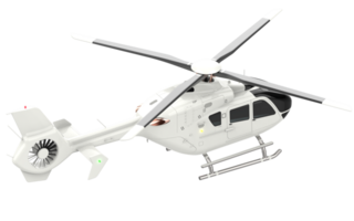 Modern helicopter isolated on background. 3d rendering - illustration png