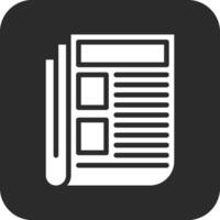 Newspaper Vector Icon