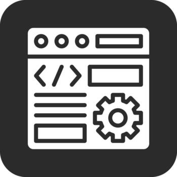 código ajustes vector icono