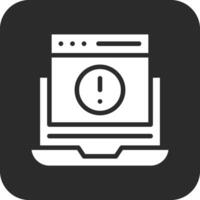Website Error Vector Icon