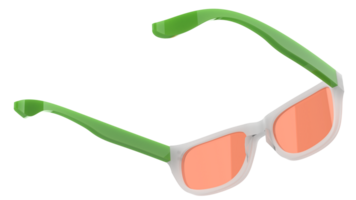 Sport glasses isolated on background. 3d rendering - illustration png