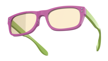 sport des lunettes isolé sur Contexte. 3d le rendu - illustration png