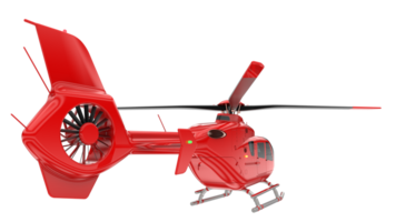 moderne hélicoptère isolé sur Contexte. 3d le rendu - illustration png