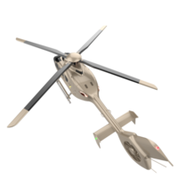 Modern helicopter isolated on background. 3d rendering - illustration png