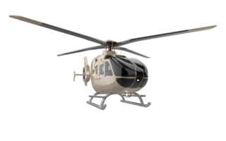 modern helikopter isolerat på bakgrund. 3d tolkning - illustration png