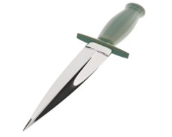 Dagger isolated on background. 3d rendering - illustration png