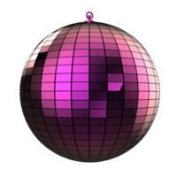 disco Balle isolé sur Contexte. 3d le rendu- illustration png