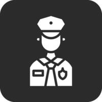 policía vector icono
