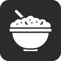 cereal cuenco vector icono