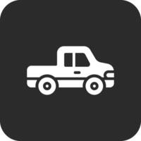 icono de vector de camioneta