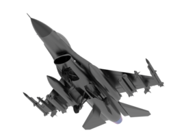 Fighter jet isolated on background. 3d rendering - illustration png