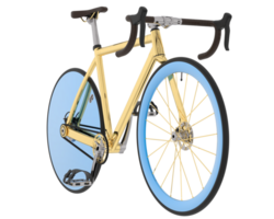 rápido bicicleta aislado en antecedentes. 3d representación - ilustración png