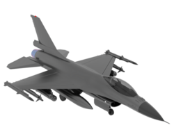Fighter jet isolated on background. 3d rendering - illustration png