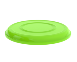 naranja el plastico frisbee disco aislado en antecedentes. 3d representación - ilustración png