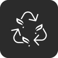 Leaf Recycle Vector Icon