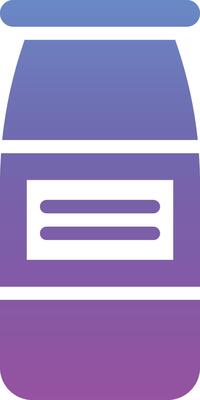 Milk Bottle Vector Icon