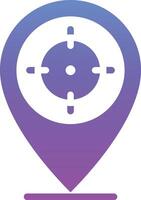Target Location Vector Icon