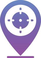 Target Location Vector Icon