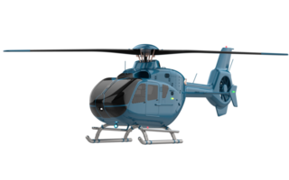 modern helikopter isolerat på bakgrund. 3d tolkning - illustration png