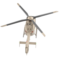 Modern helicopter isolated on background. 3d rendering - illustration png