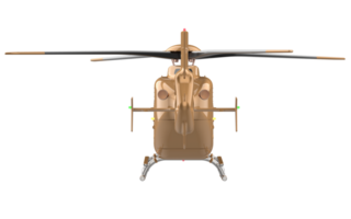 Modern helicopter isolated on background. 3d rendering - illustration png