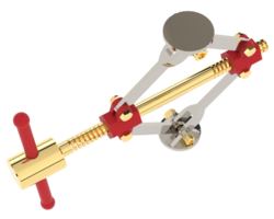 Car jack isolated on background. 3d rendering - illustration png