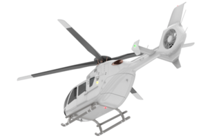 Modern helicopter isolated on background. 3d rendering - illustration png