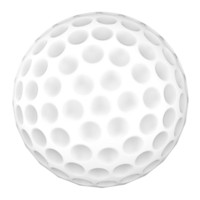 Golf ball isolated on background. 3d rendering - illustration png