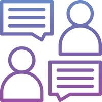 Interview Vector Icon