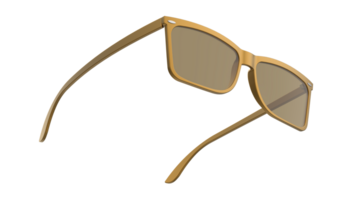 Sun glasses isolated on background. 3d rendering - illustration png