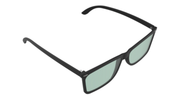 Soleil des lunettes isolé sur Contexte. 3d le rendu - illustration png