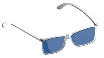 Soleil des lunettes isolé sur Contexte. 3d le rendu - illustration png