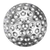 Golf ball isolated on background. 3d rendering - illustration png