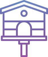 Birds House Vector Icon