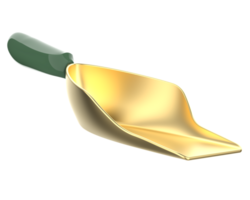 Garden trowel isolated on background. 3d rendering - illustration png