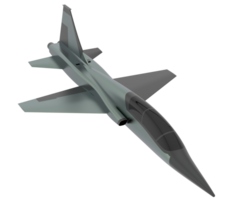 Combat aircraft isolated on background. 3d rendering - illustration png